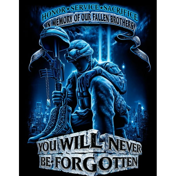 Standard College Hoodie Never Forget Our Fallen Heroes Standard College Hoodie Never Forget Our Fallen Heroes
